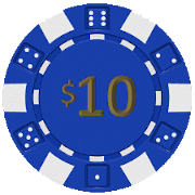 Poker Chip 10 value