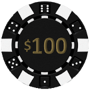 Poker Chip 100 value