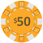 Poker Chip 50 value