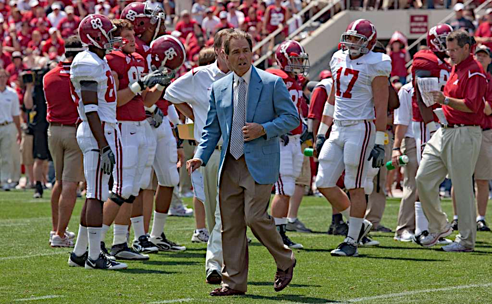 Nick Saban: One of Two Men in Sports to Earn his Money