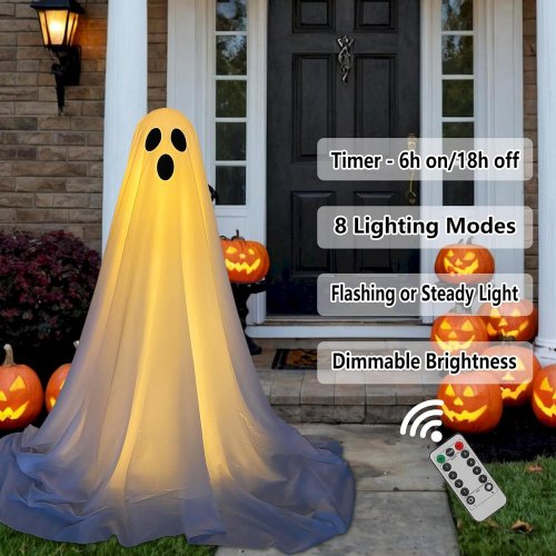 Halloween Decorations Outdoor, Spooky Halloween Ghost Decor