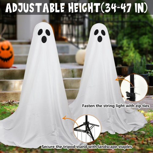 Halloween Decorations Outdoor, Spooky Halloween Ghost Decor