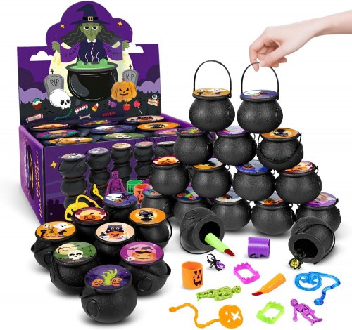 144Pcs Halloween Party Favors for Kids