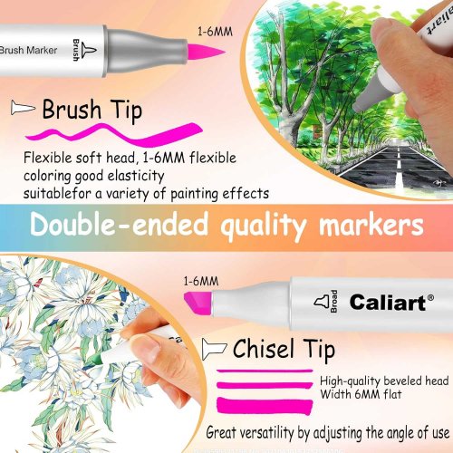 Caliart Alcohol Brush Markers