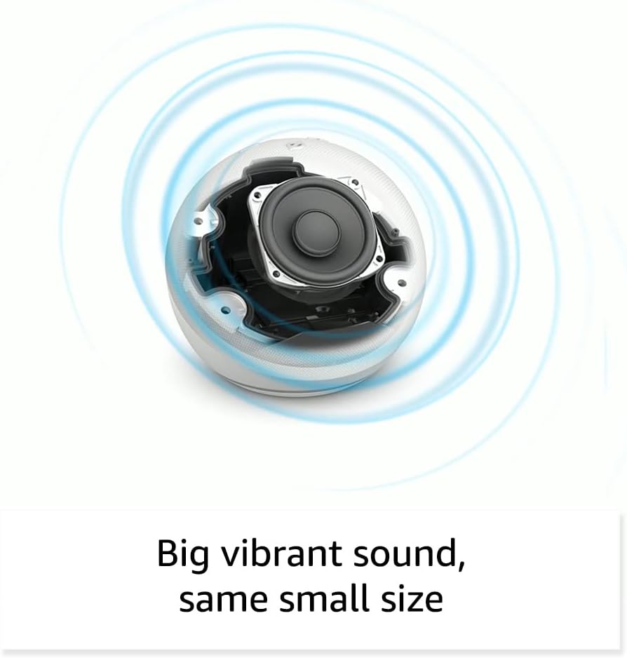 Amazon Echo Dot (5th Gen) with clock | Compact smart speaker with Alexa